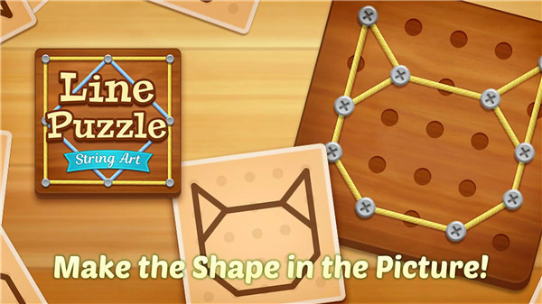 Line Puzzle: String Art