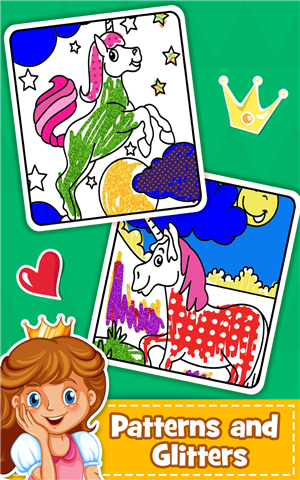 Unicorn Coloring Book for Kids screenshot