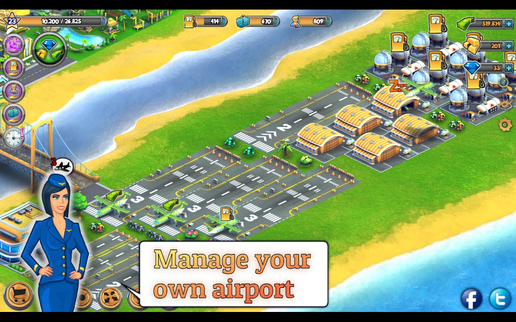 City Island: Airport Asia screenshot