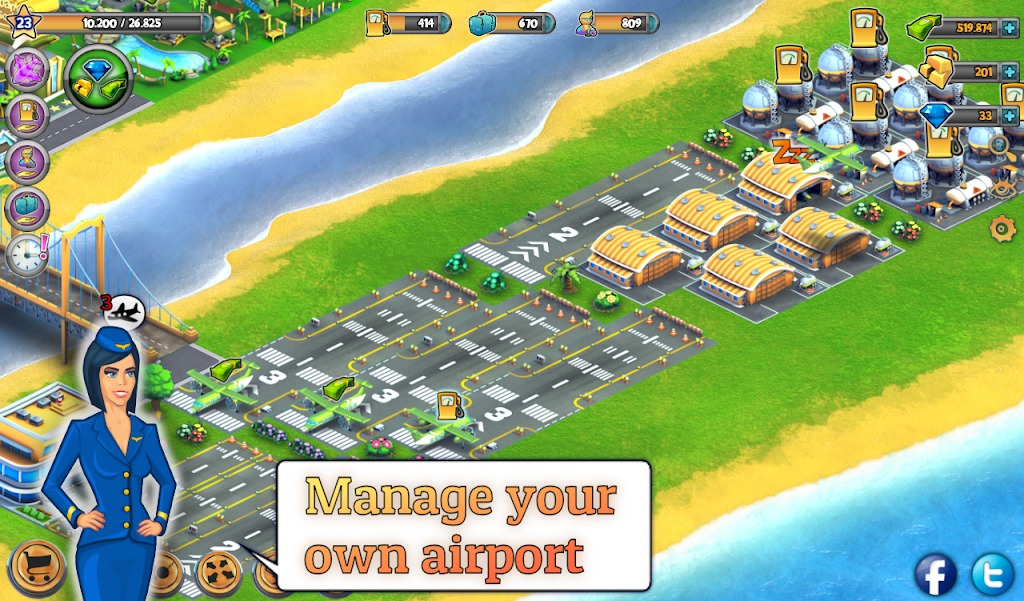 City Island: Airport screenshot