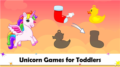 Unicorn Games for 2+ Year Olds