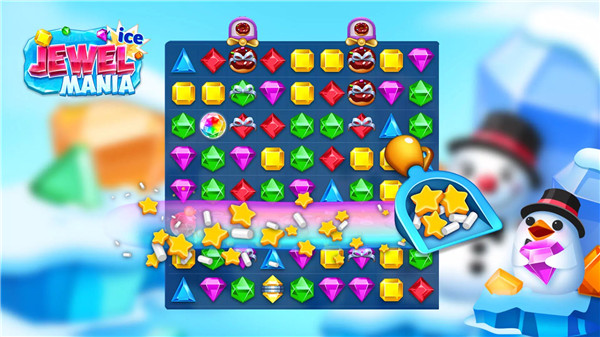 Jewel Ice Mania: Match 3 Puzzle