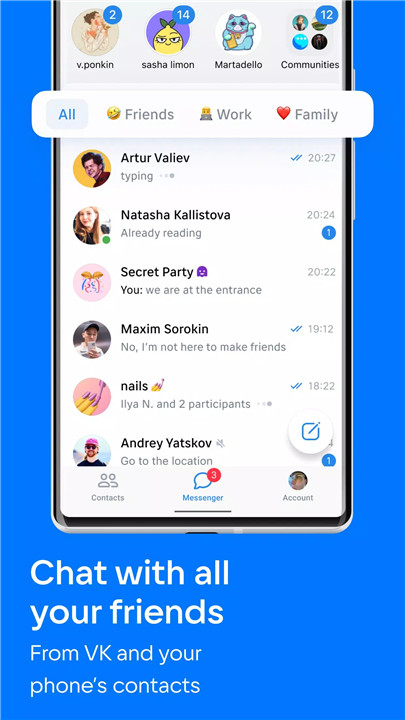 VK Messenger screenshot