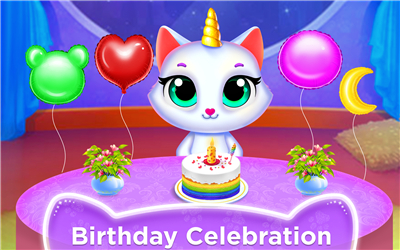 Unicorn Cat Princess Baby Game screenshot