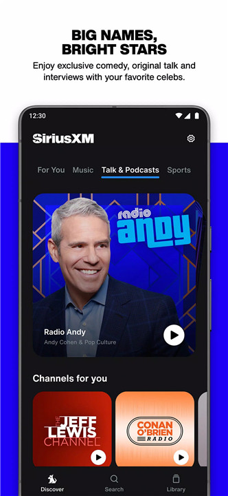 SiriusXM screenshot