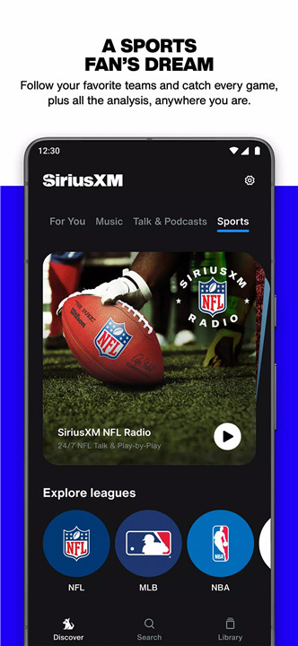 SiriusXM screenshot