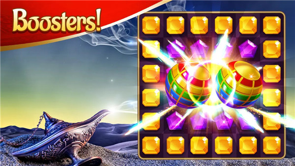 Magic Lamp - Match 3 Adventure