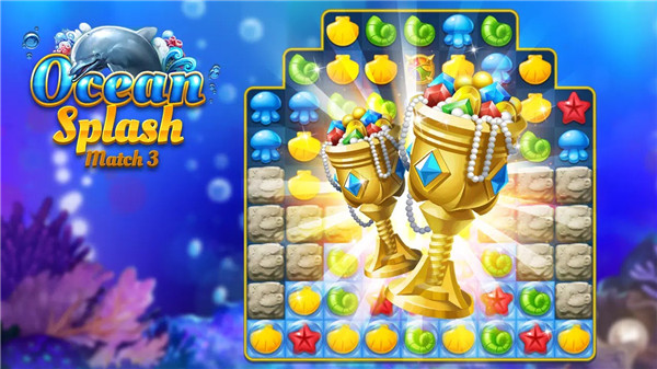 Ocean Splash: Jelly Fish gems