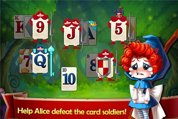 Solitaire Golf in Wonderland