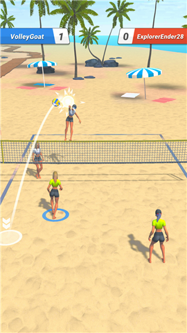 Beach Volley Clash screenshot