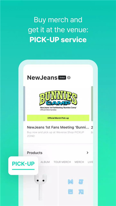 Weverse Shop screenshot