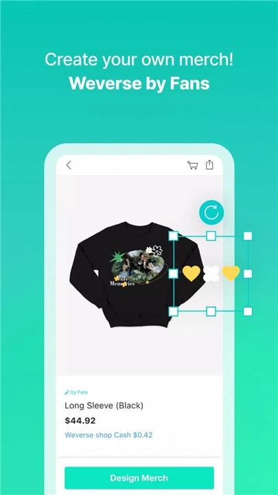 Weverse Shop screenshot