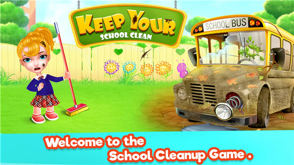 Keep Your School Clean Game screenshot