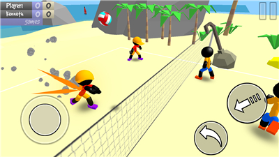 Stickman Beach Volleyball screenshot