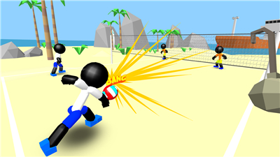 Stickman Beach Volleyball screenshot