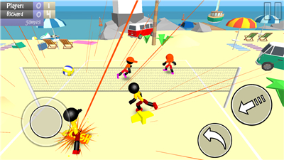 Stickman Beach Volleyball screenshot