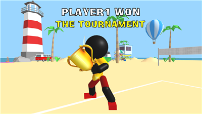 Stickman Beach Volleyball screenshot