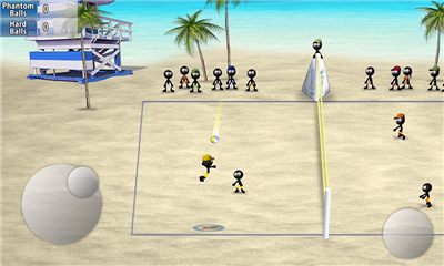 Stickman Beach Volleyball