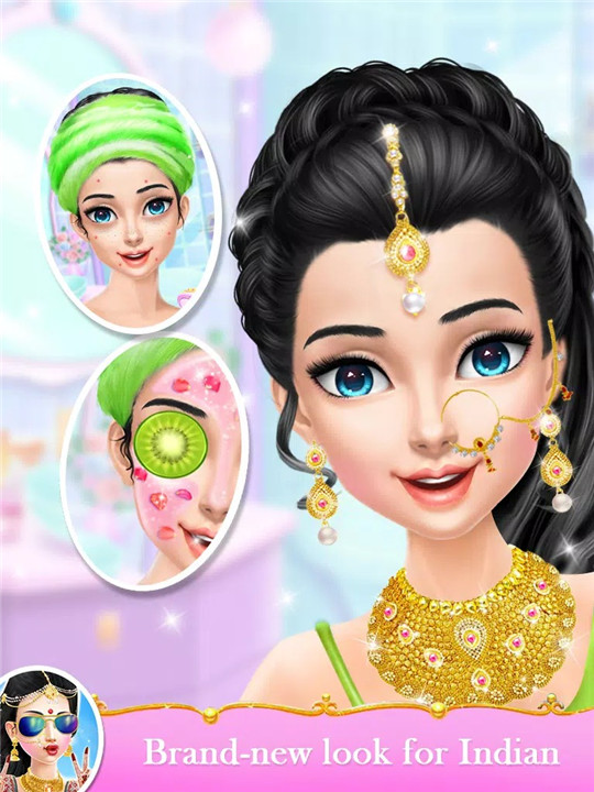 Indian Wedding Bride Fashion Dressup and Makeover screenshot