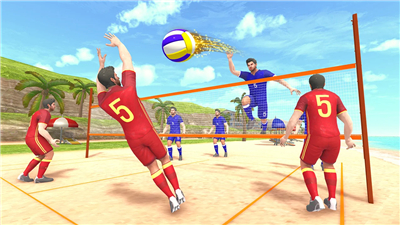 Volleyball 3D Offline Sim Game screenshot