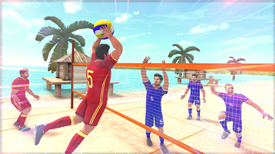 Volleyball 3D Offline Sim Game screenshot