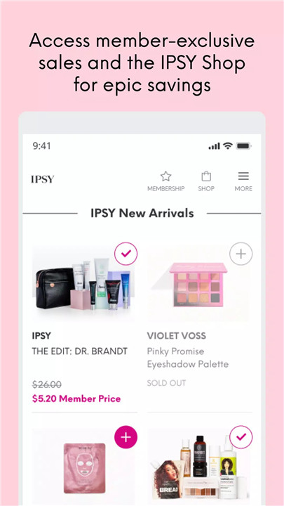 IPSY screenshot