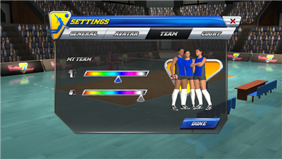 VolleySim: Visualize the Game screenshot