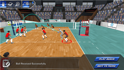 VolleySim: Visualize the Game screenshot