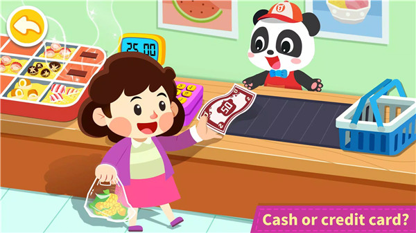 Baby Panda Town: Supermarket screenshot