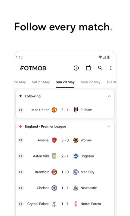 FotMob screenshot