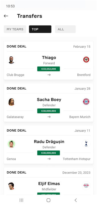 OneFootball screenshot