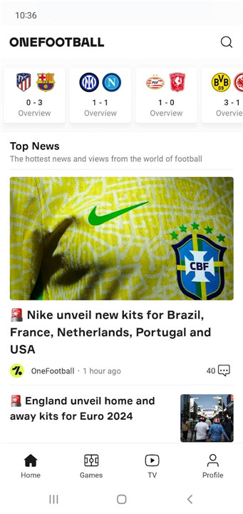 OneFootball screenshot