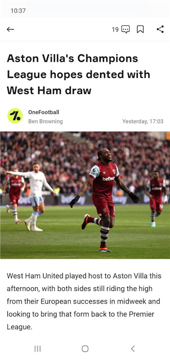 OneFootball screenshot