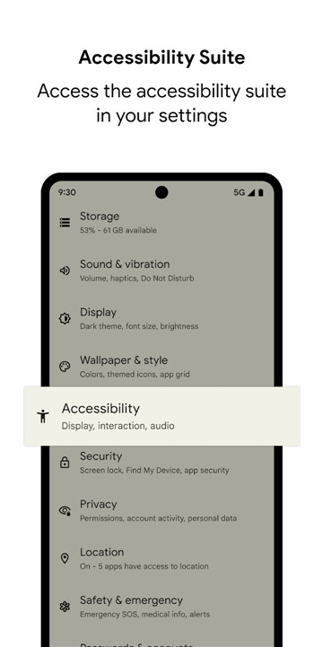 Android Accessibility Suite screenshot