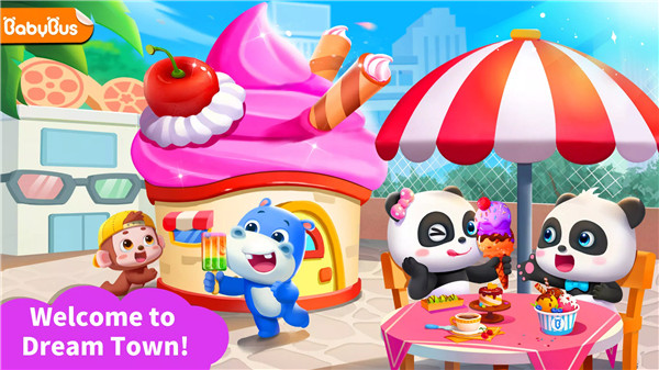 Little Panda Dream Town screenshot