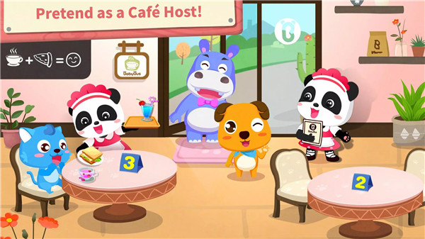 Baby Panda Summer: Café screenshot