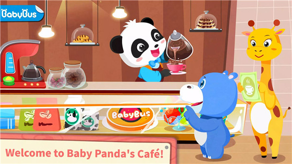 Baby Panda Summer: Café screenshot