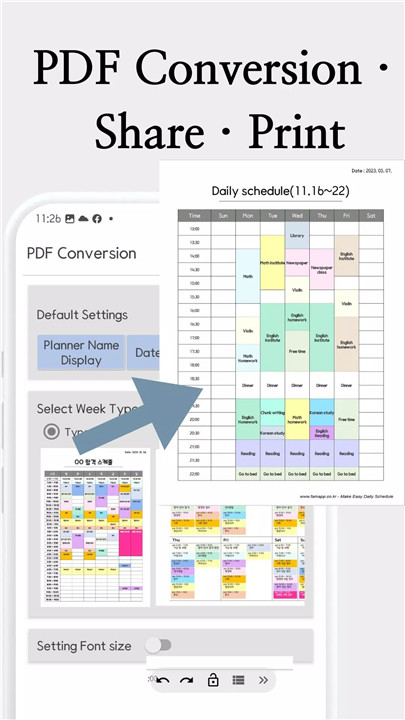 Daily Schedule