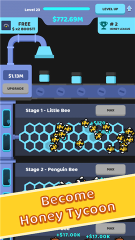 Idle Bee Factory Tycoon screenshot