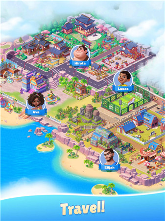 Food and Travel: Merge Game