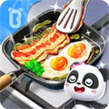 Baby Panda Breakfast Cooking