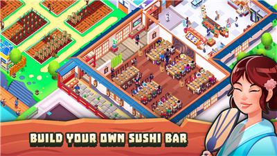 Sushi Empire Tycoon—Idle Game screenshot