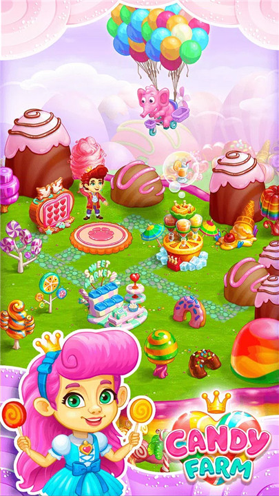 Candy Farm: Cake & Cookie City screenshot