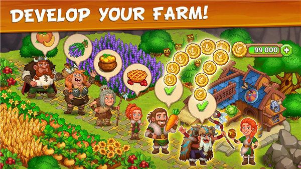 Vikings and Dragon Island Farm screenshot