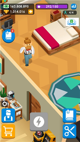 Idle Barber Shop Tycoon - Game screenshot