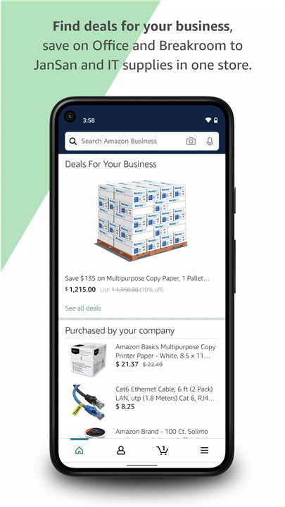 Amazon Business screenshot