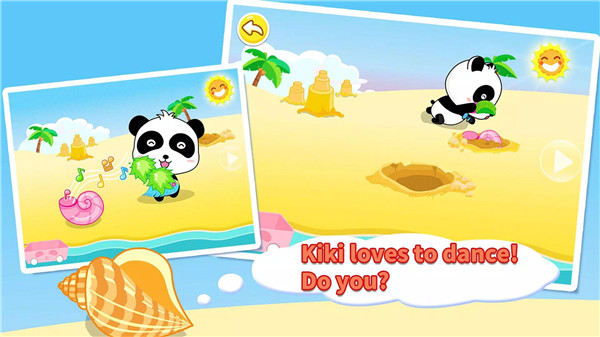 Baby Panda Treasure Island screenshot