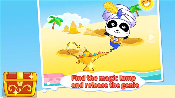 Baby Panda Treasure Island screenshot