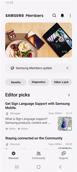 Samsung Members screenshot