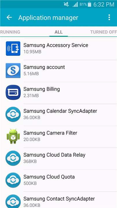 Samsung Accessory Service screenshot